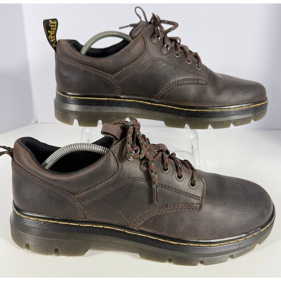 Vtg  Dr. Martens Men\'s Reeder Crazy Horse Brown Leather Utility Shoe Size 12 US main image 5